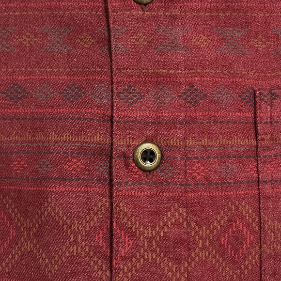 Sherpa Adventure Great Bhutan  Print buttons down shirt with beautiful buttons. - Picture 3 of 9